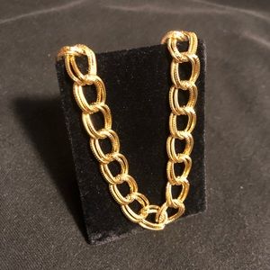 Vintage Chunky Gold Chainlink Necklace